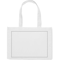 Zone de marquage Position 3 pour Sac shopping en RPET personnalisé