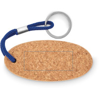 Zone de marquage Position 1 pour Porte-clés flottant personnalisé CORK en liège naturel