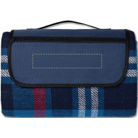 Zone de marquage Position 1 pour Plaid de pique-nique à carreaux personnalisé "TARTAN" résistant à l'eau