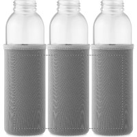 Zone de marquage Position 2 pour Bouteille en verre recyclé 500 ml personnalisable "FIKA" avec pochette néoprène