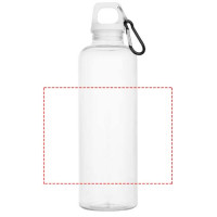 Zone de marquage Position 3 pour Gourde en alu personnalisée avec mousqueton 770 ml