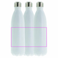 Zone de marquage Position 3 pour Bouteille isotherme STORA en acier inoxydable 1L personnalisée