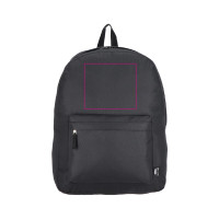 Zone de marquage Position 2 pour Sac à dos personnalisé en recyclé RPET HOGS 9 coloris