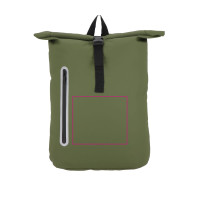 Zone de marquage Position 2 pour Sac à dos personnalisé avec bande réfléchissante NOC