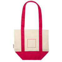 Zone de marquage Position 4 pour Sac de plage ou de shopping personnalisable TARAN bicolore en coton épais