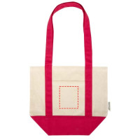 Zone de marquage Position 5 pour Sac de plage ou de shopping personnalisable TARAN bicolore en coton épais