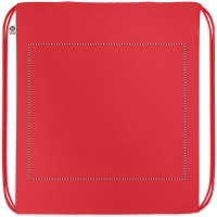 Zone de marquage Position 2 pour Sac à cordon personnalisé en coton bio DAGLI