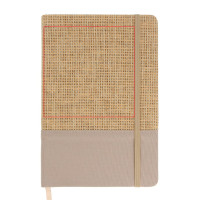 Zone de marquage Position 1 pour Carnet personnalisé en jute et RPET certifié GRS YUTI