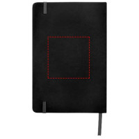 Zone de marquage Position 1 pour Carnet A5 personnalisé 14 coloris avec pages lignées BOOG