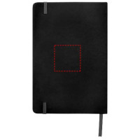 Zone de marquage Position 4 pour Carnet A5 personnalisé 14 coloris avec pages lignées BOOG