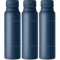 Zone de marquage Position 1 pour Bouteille isotherme personnalisé 780ml avec sangle bouchon MACERA