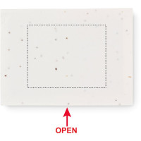 Zone de marquage Position 1 pour Notes adhésives avec papier semences personnalisé