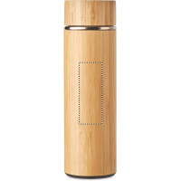 Zone de marquage Position 2 pour Bouteille isotherme 400 ml NOLIV personnalisable