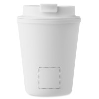 Zone de marquage Position 3 pour Gobelet PP 300 ml SANIR personnalisé
