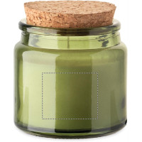 Zone de marquage Position 4 pour Bougie cire végétale 70 g TARIL personnalisée