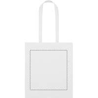 Zone de marquage Position 2 pour Sac shopping coton biologique ALBI personnalisé