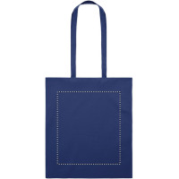 Zone de marquage Position 4 pour Sac shopping coton biologique ALBI personnalisé