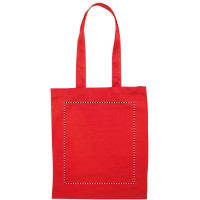 Zone de marquage Position 5 pour Sac shopping coton biologique ALBI personnalisé