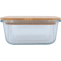 Zone de marquage Position 7 pour Lunch box en verre 800 ml avec couvercle bambou TARIS personnalisable