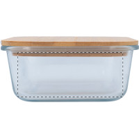 Zone de marquage Position 8 pour Lunch box en verre 800 ml avec couvercle bambou TARIS personnalisable