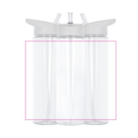 Zone de marquage Position 1 pour Gourde R-PET 600ml PADUA personnalisable avec logo