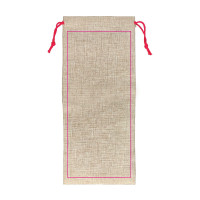 Zone de marquage Position 1 pour Pochette à vin FAENZA personnalisable avec logo