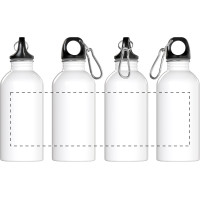 Zone de marquage Position 1 pour Gourde en inox recyclé SOEST personnalisable avec logo