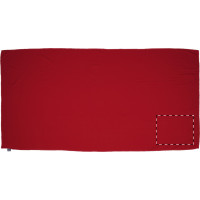 Zone de marquage Position 1 pour Serviette en microfibre LIÈGE personnalisée avec logo