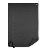 Zone de marquage Position 1 pour Serviette de golf CORTE personnalisable avec logo