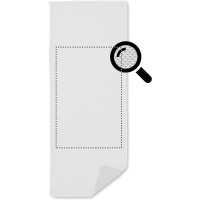 Zone de marquage Position 1 pour Serviette de sport absorbante CALVI personnalisée