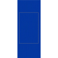 Zone de marquage Position 3 pour Bouteille de sport et sa serviette TOMA personnalisable avec logo