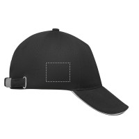 Zone de marquage Position 2 pour Casquette à 5 pans PUGU personnalisable avec logo
