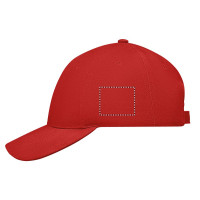 Zone de marquage Position 3 pour Casquette à 5 pans PUGU personnalisable avec logo
