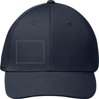 Zone de marquage Position 3 pour Casquette baseball à 6 panneaux GABU personnalisable avec logo