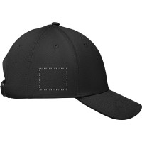 Zone de marquage Position 4 pour Casquette baseball à 6 panneaux GABU personnalisable avec logo