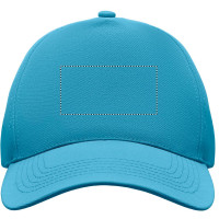 Zone de marquage Position 1 pour Casquette RPET à 5 pans KAYU personnalisable