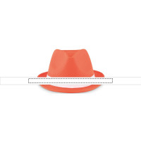 Zone de marquage Position 1 pour Chapeau de paille TESA personnalisable avec logo