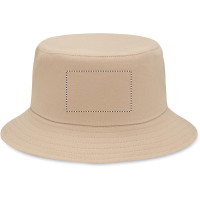 Zone de marquage Position 2 pour Bob en coton brossé PATE personnalisé avec logo