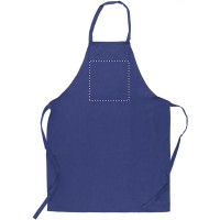 Zone de marquage Position 1 pour Tablier de cuisine TUVI personnalisé avec logo