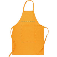 Zone de marquage Position 2 pour Tablier de cuisine TUVI personnalisé avec logo
