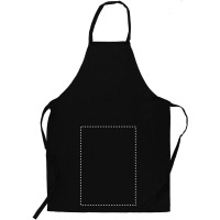 Zone de marquage Position 3 pour Tablier de cuisine TUVI personnalisé avec logo