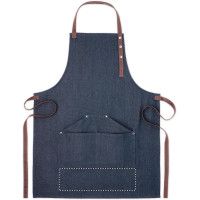 Zone de marquage Position 3 pour Tablier en denim FUPU personnalisé avec logo