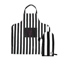 Zone de marquage Position 2 pour Ensemble tablier et gant de cuisine FUYO personnalisé