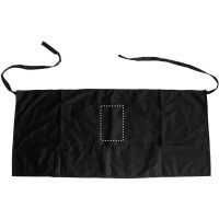 Zone de marquage Position 1 pour Tablier de cuisine court SUUA personnalisable