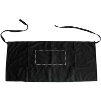 Zone de marquage Position 2 pour Tablier de cuisine court SUUA personnalisable