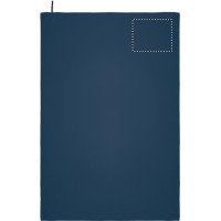 Zone de marquage Position 2 pour Serviette en microfibre LUGI personnalisable avec logo