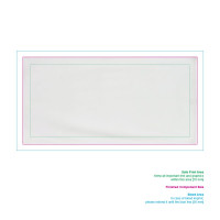 Zone de marquage Position 1 pour SERVIETTE DOUBLE FACE KEGU PERSONNALISABLE AVEC LOGO