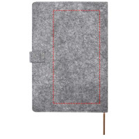 Zone de marquage Position 2 pour Carnet A5 en feutrine recyclée et liège KILA personnalisé