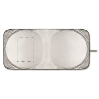 Zone de marquage Position 5 pour Pare-soleil pliable KEYU personnalisable avec logo
