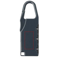 Zone de marquage Position 3 pour Cadenas pour bagages TEPI personnalisé avec logo
